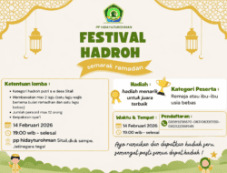 Festival Hadroh Semarak Ramadan, PP Hidayaturohman Sitail Siapkan Panggung Syiar Seni Islami