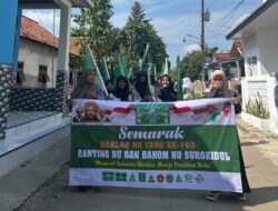 Ribuan Kader NU Surokidul Pagerbarang Ikuti Kirab Harlah ke-103, Teguhkan Khidmah dan Aswaja