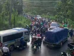 Jalur Clirit Kembali Amblas hingga 50 Cm, Polisi Imbau Warga Gunakan Jalur Alternatif