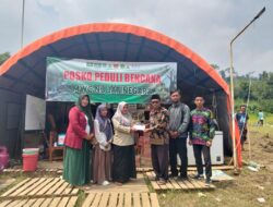 PRNU Gantungan Salurkan Donasi untuk Korban Tanah Bergerak Padasari, Wujud Solidaritas Nahdliyin