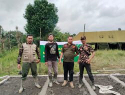 Jelang Ramadhan, Banser Kabupaten Tegal Kebut Rampungkan Mushalla Pengungsian NU Peduli