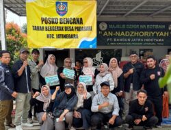 Warga Danasari Bergerak, Logistik Lengkap Disalurkan ke Posko Dinsos untuk Korban Padasari