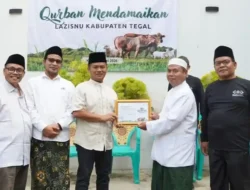 Bupati Tegal Titipkan Sapi Kurban ke Lazisnu, Tekankan Amanah dan Distribusi Tepat Sasaran