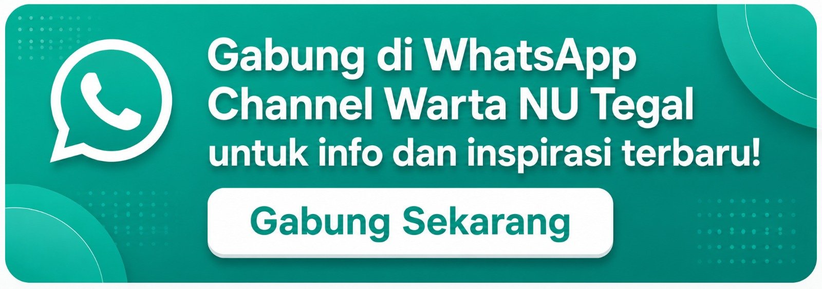 Pasang Iklan Warta NU Tegal